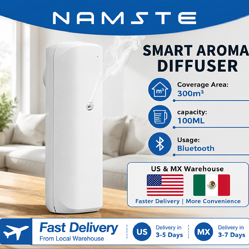 Home Fragrance Collection - NAMSTE Aromatic Oil Diffuser Bluetooth Fragrance