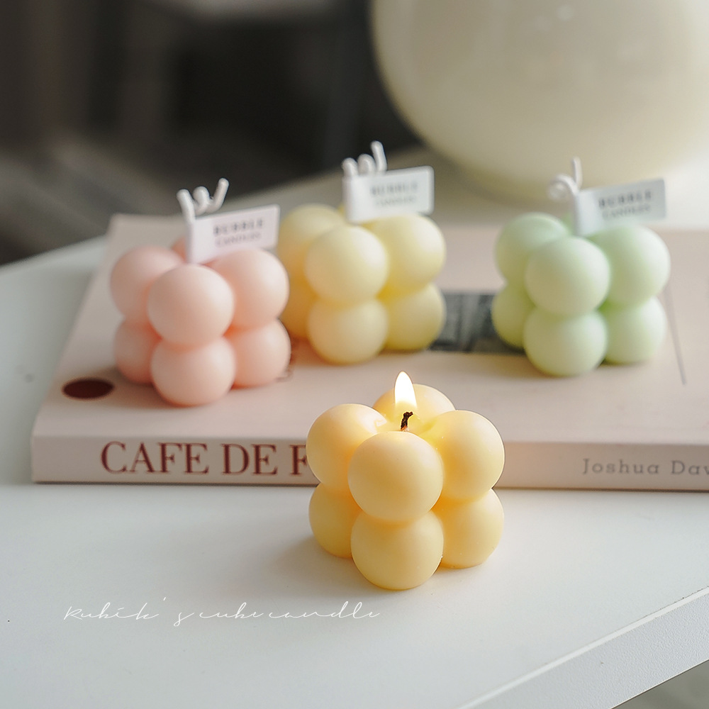 Soy Wax Flake - Little Bubble Cube Candle Handmade Scented