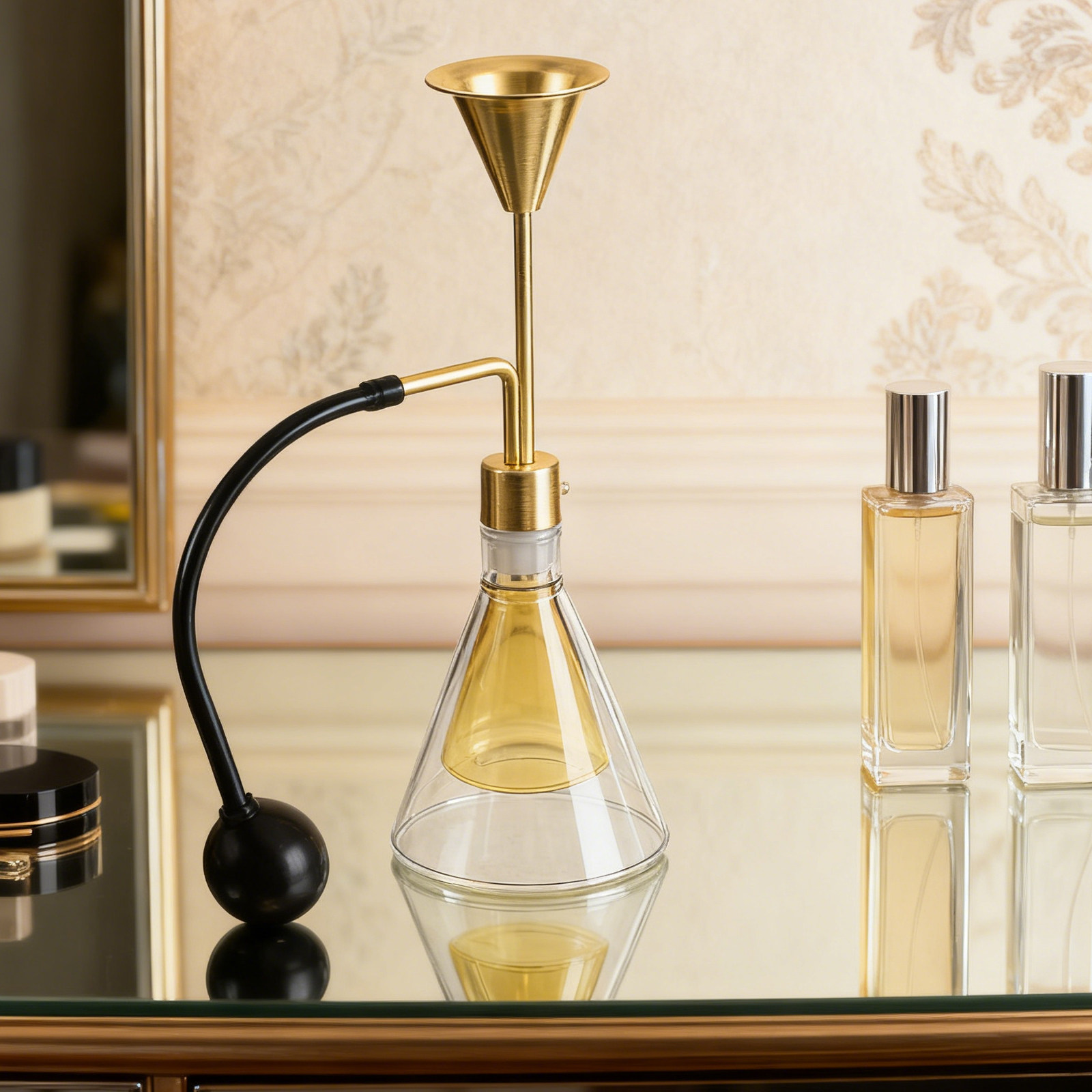 Home Fragrance Usa - Double Wall Glass Essential Oil Flask