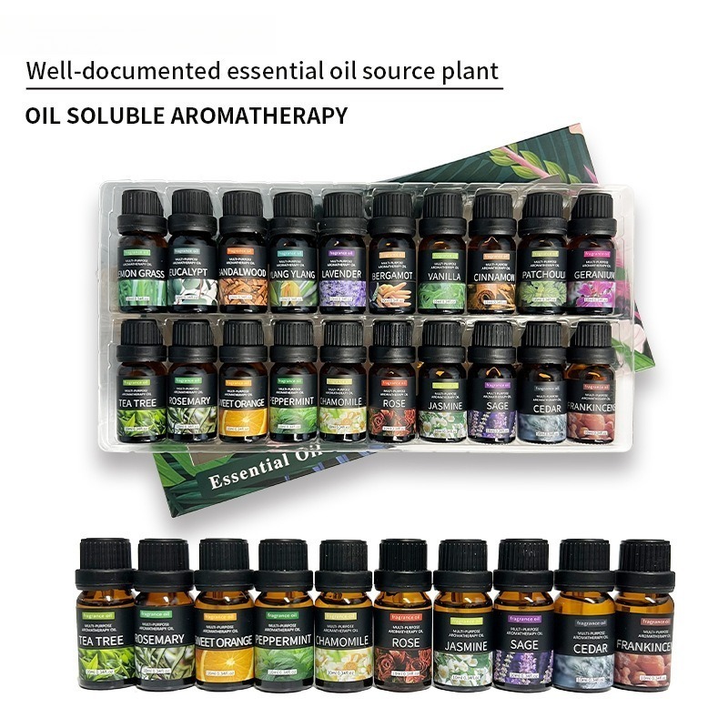 Home Fragrance Lavender - 20 Kinds Aromatherapy Essential Oils Set