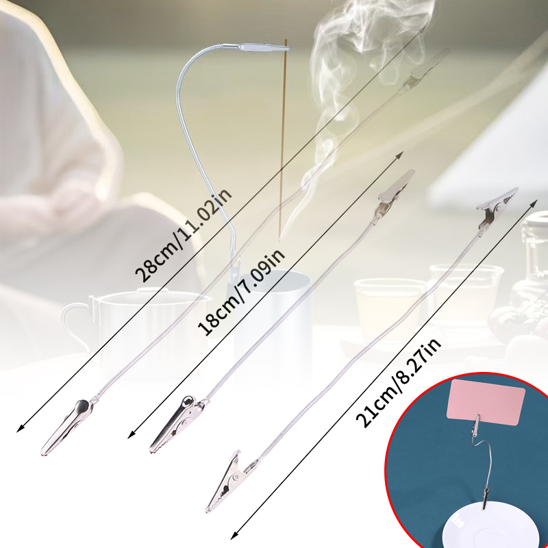 Home Fragrance Usa - 10Pcs Double Headed Metal Incense Clip