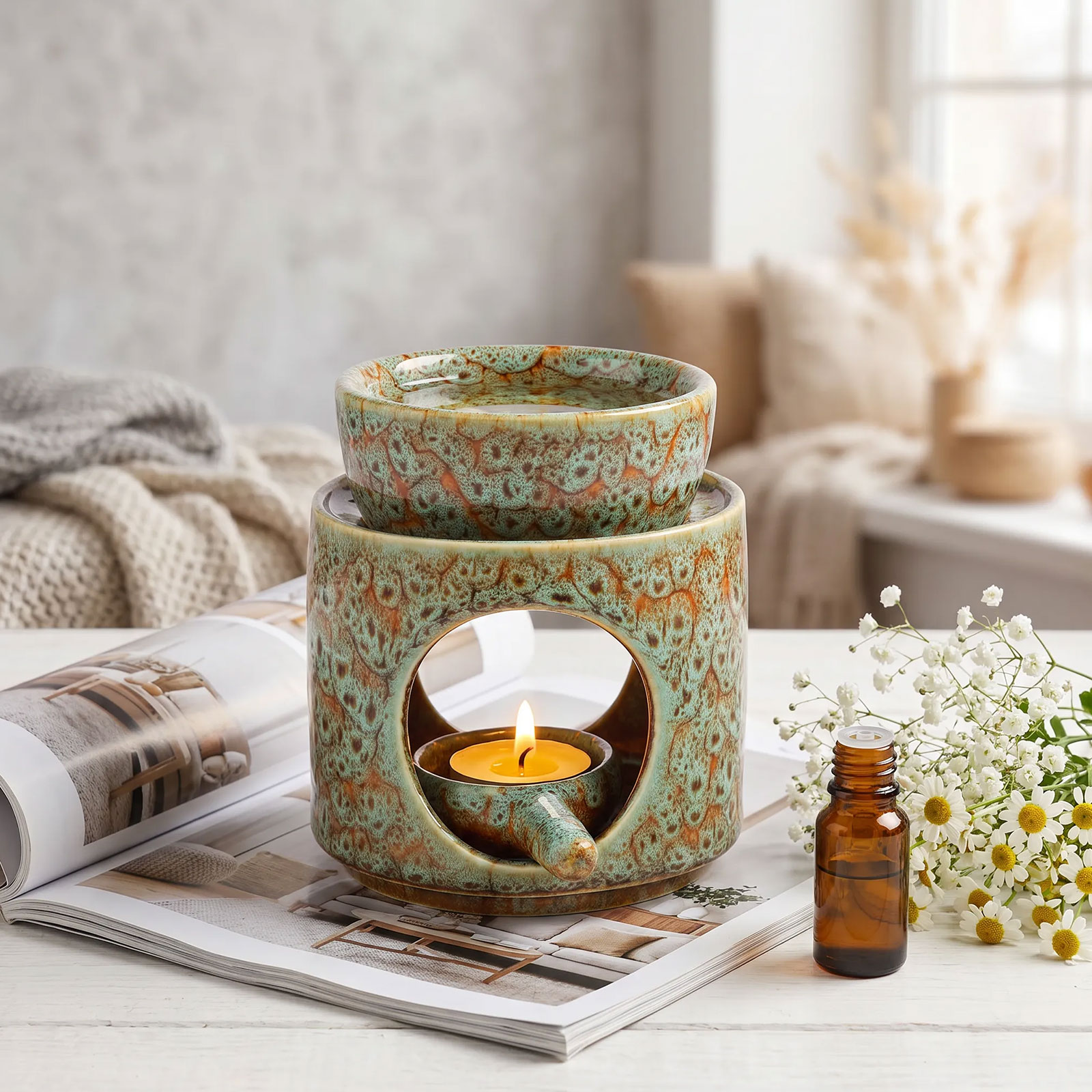 Candle Heating Holder Essentia - Home Fragrance Oils For Oil Burners recension och pris
