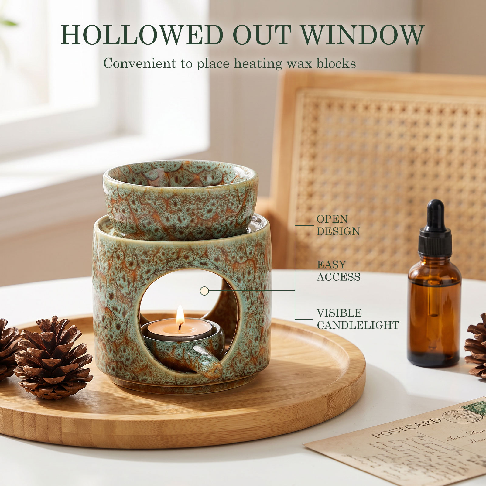 Candle Heating Holder Essentia - Home Fragrance Oils For Oil Burners recension och pris
