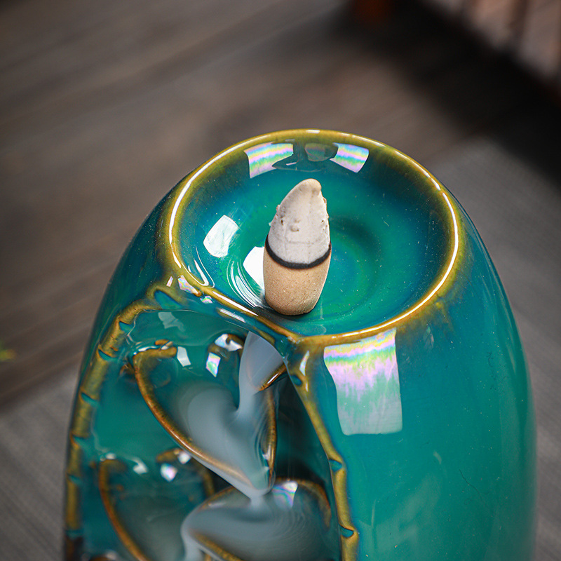 Ceramic Backflow Incense Burne - Home Fragrance Zen recension och pris