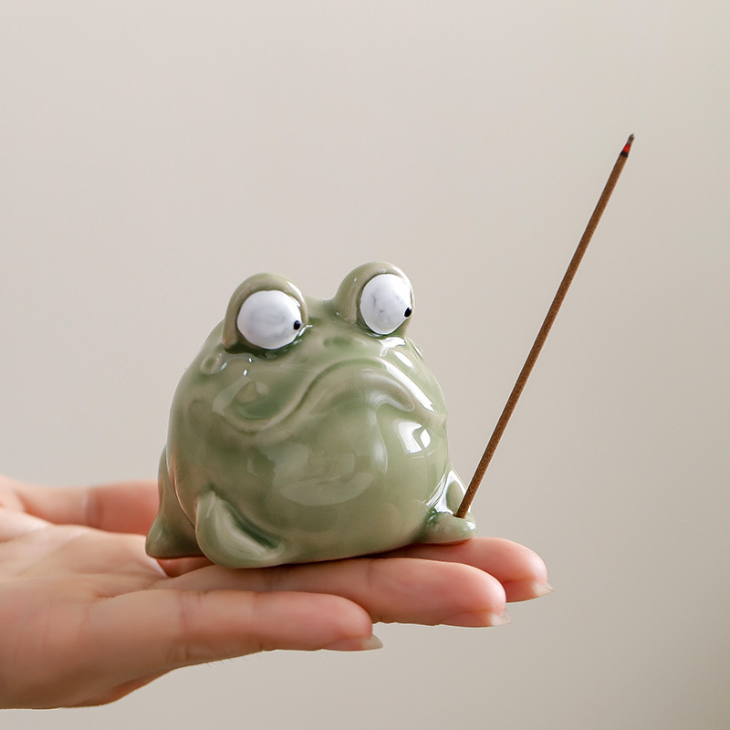 Creative Ceramic Frog Incense  - Home Fragrance Zen recension och pris