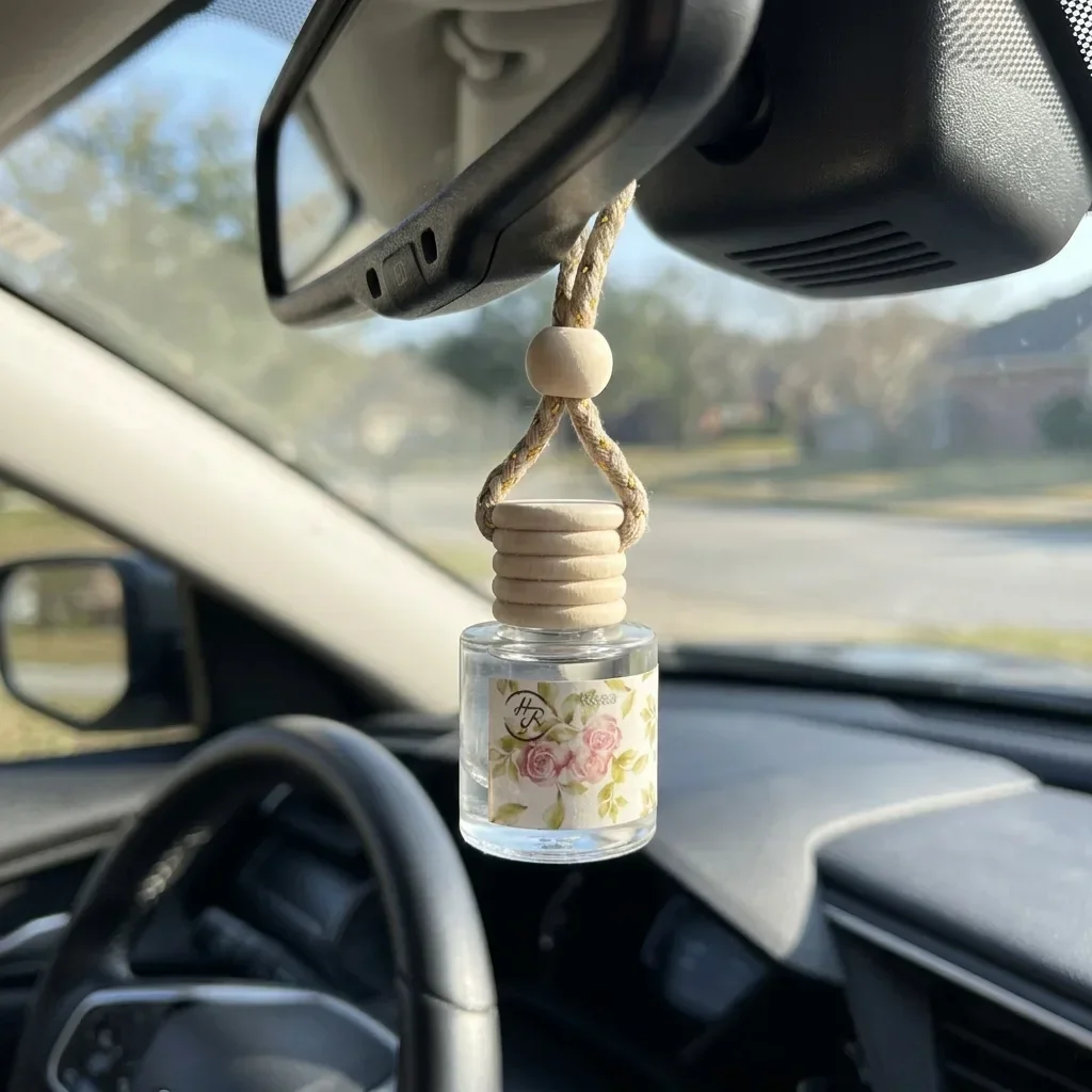 Mini Glass Bottle Hanging Car  - Home Fragrance Options recension och pris