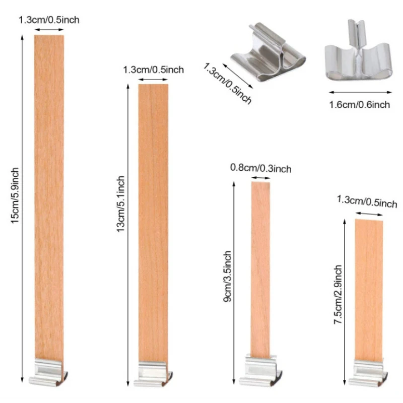 30pcs High Quality Wooden Cand - Beeswax Taper Candle recension och pris
