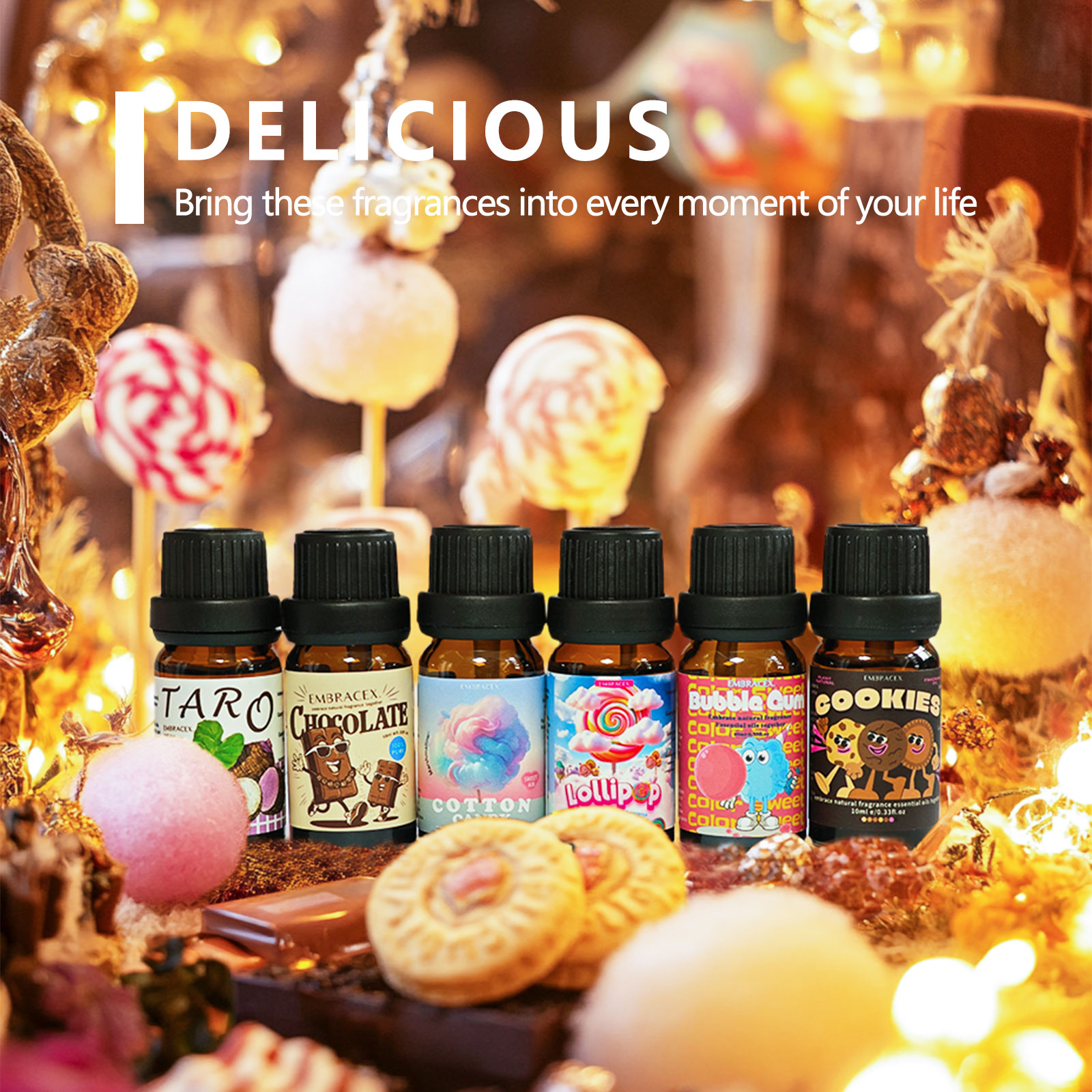 6PC/1Set Delicious Fragrance O - Home Fragrance Brand recension och pris