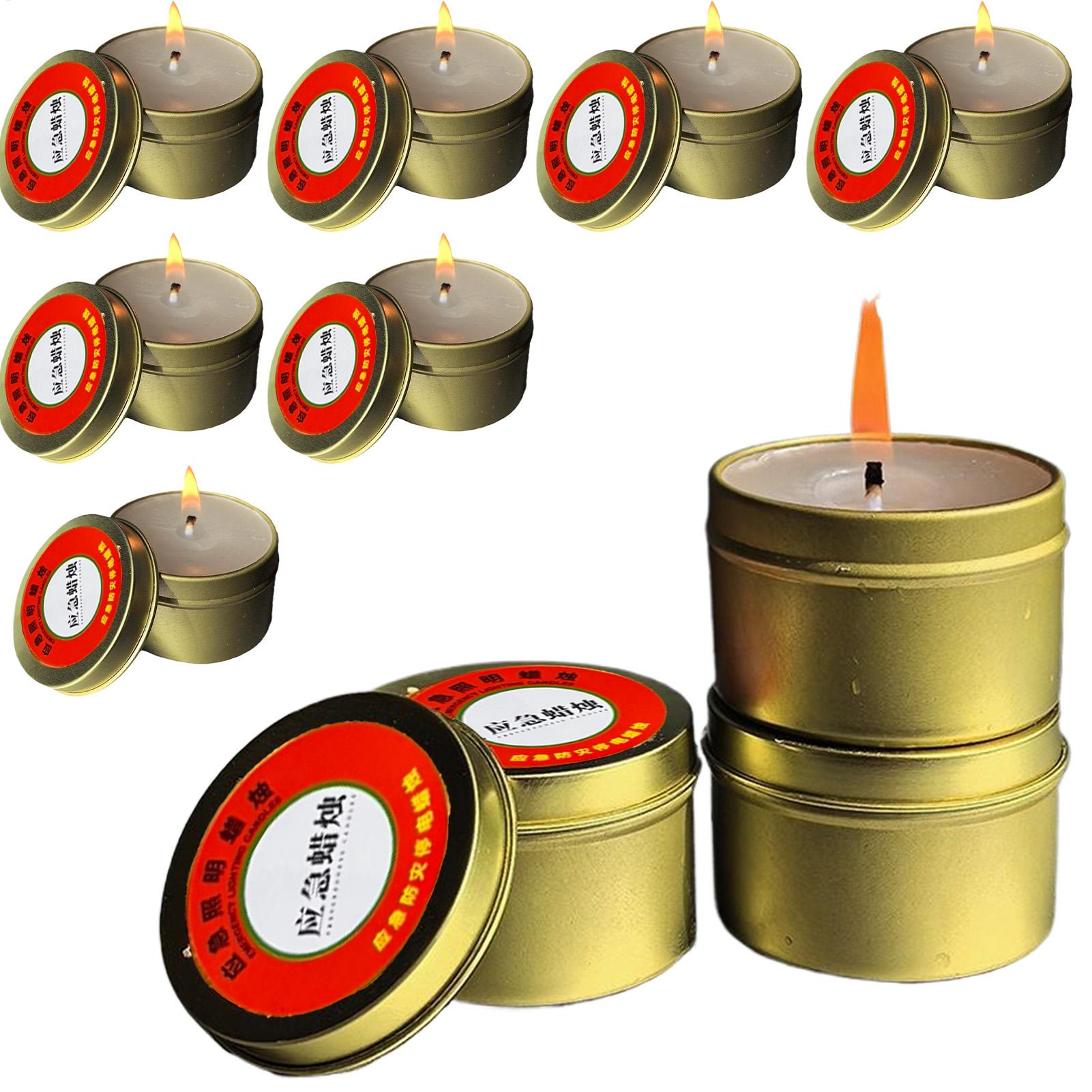 10pcs Power Outage Candles Uns - Beeswax Taper Candle recension och pris