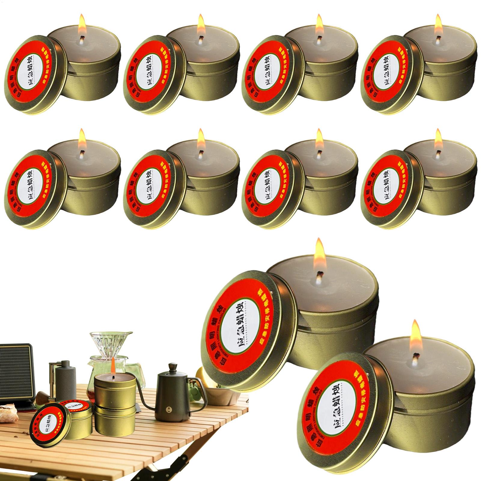 10pcs Power Outage Candles Uns - Beeswax Taper Candle recension och pris
