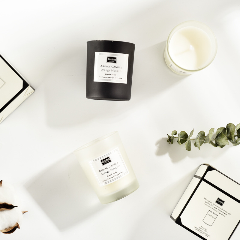 3-Color Glass Jar Scented Cand - Home Fragrance Options recension och pris