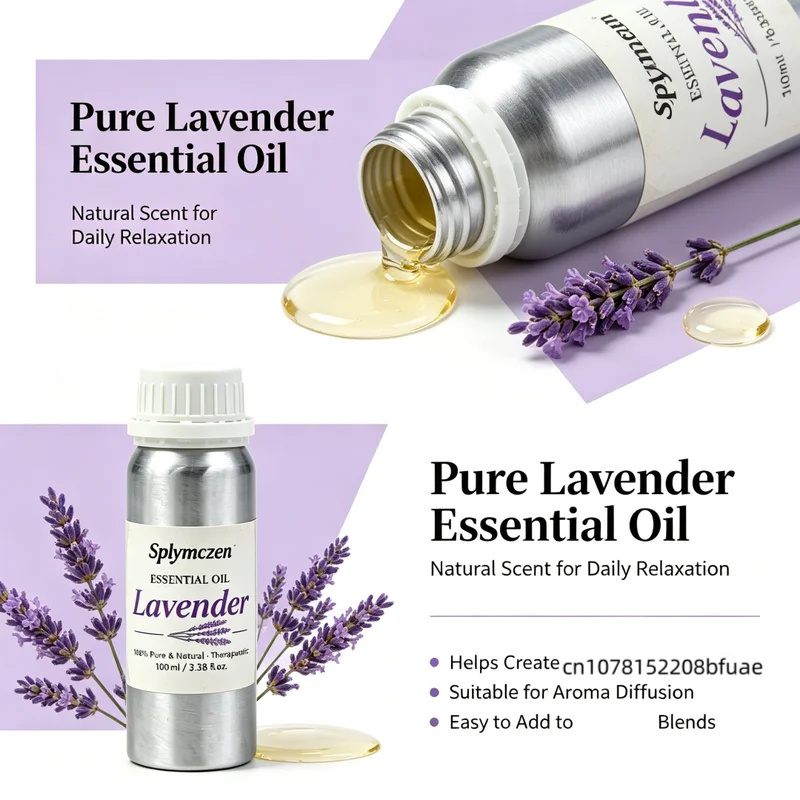 100ml Pure Natural Lavender Ar - Home Fragrance Lavender recension och pris