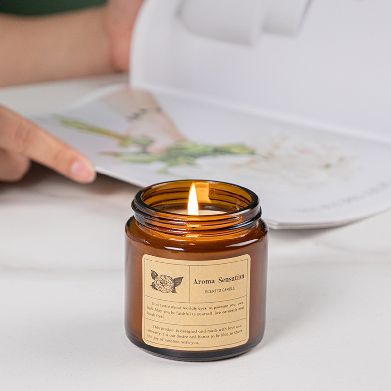 Brown Glass Cup Aromatherapy C - Soy Wax Flake recension och pris