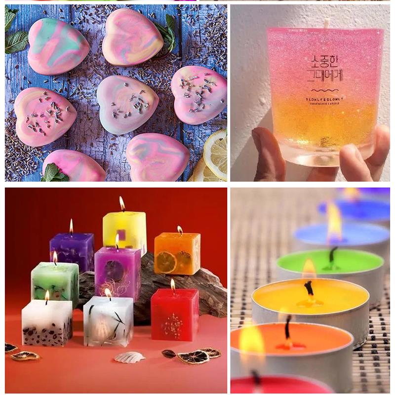 20 Colors 10ml Candle Wax Pigm - Beeswax Taper Candle recension och pris