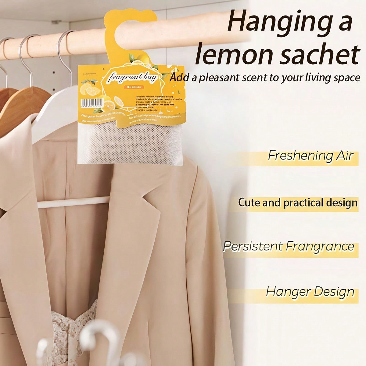 Hanging Lemon Scented Sachets, - Home Fragrance Collection recension och pris