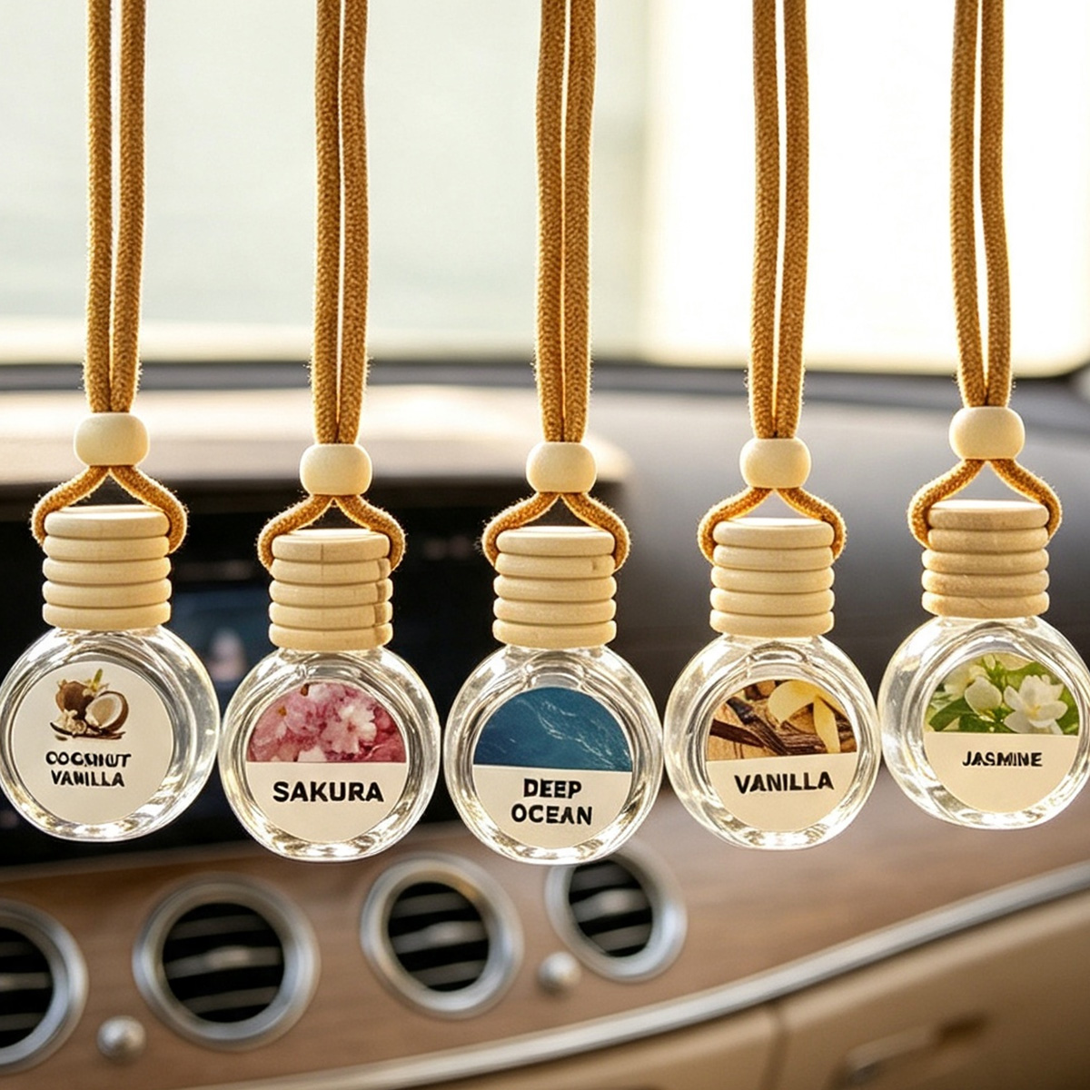 Two 10ml bottles of car and ho - Home Fragrance Options recension och pris