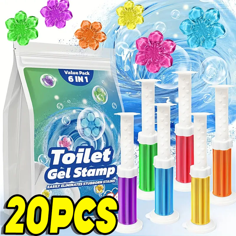 1/20pcs Flower Toilet Cleaner  - Home Fragrance Gel recension och pris
