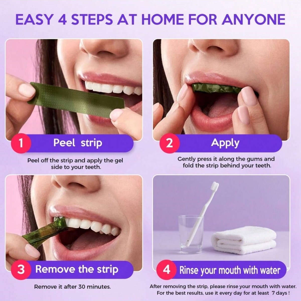 Deluxe Whitening Teeth Sticker - Home Fragrance Gel recension och pris