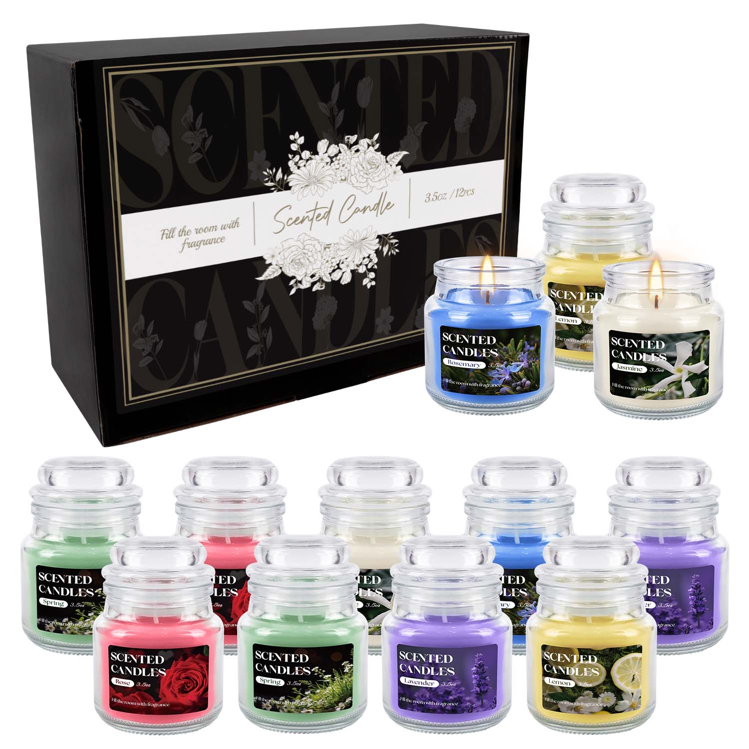 12-Pack Small Rotating Bottle  - Home Fragrance Options recension och pris