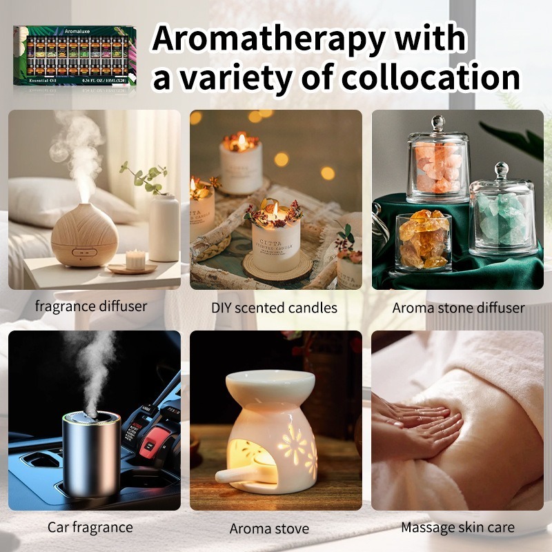 20 Kinds Aromatherapy Essentia - Home Fragrance Lavender recension och pris
