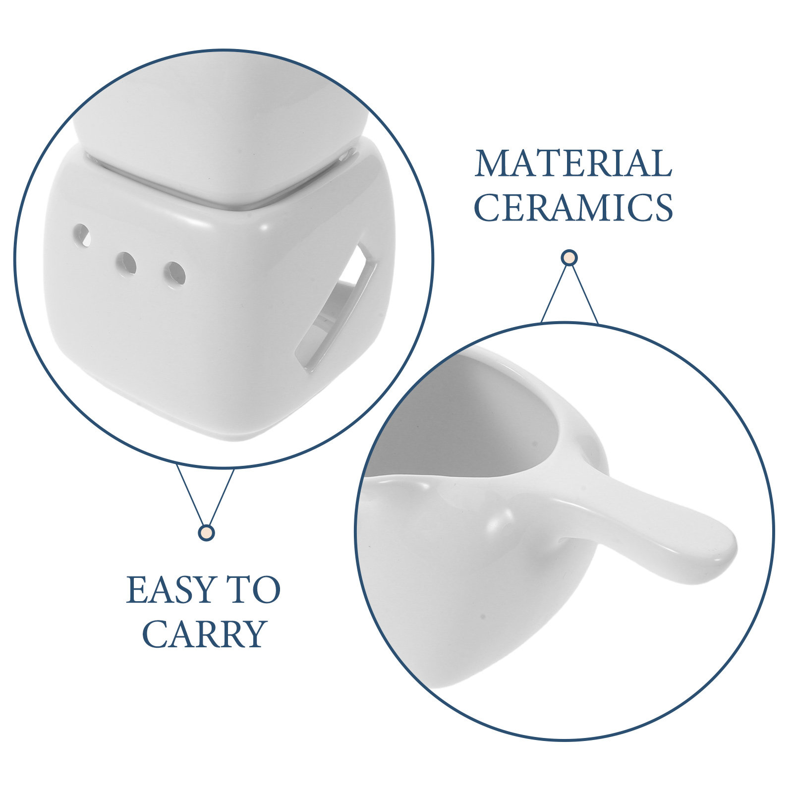 White Ceramic Essential Oil Wa - Home Fragrance Oils For Oil Burners recension och pris