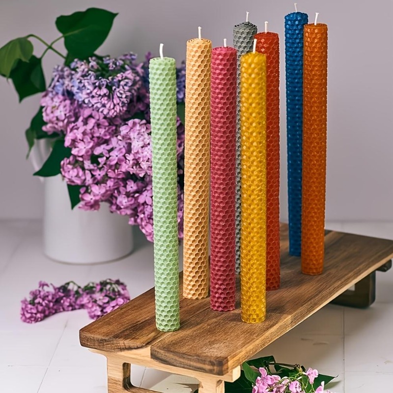 18/27 Beeswax Fine Taper Candl - Beeswax Taper Candle recension och pris