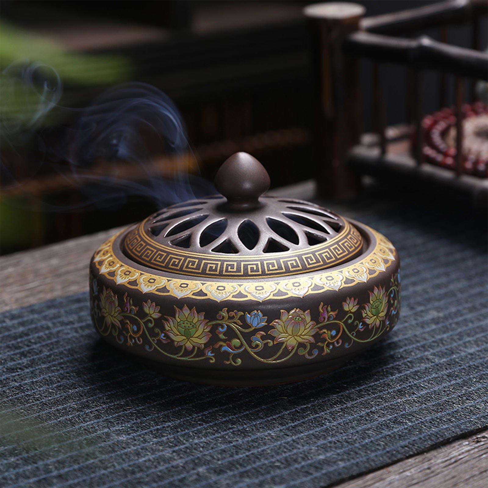 Ceramic Burner Flower Pattern  - Home Fragrance Zen recension och pris