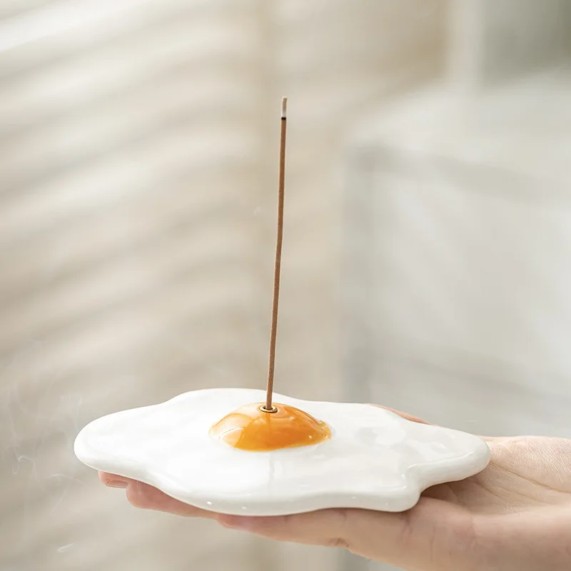 Fried Egg Shaped Incense Holde - Home Fragrance Japan recension och pris