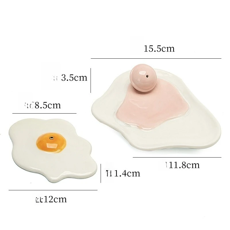 Fried Egg Shaped Incense Holde - Home Fragrance Japan recension och pris