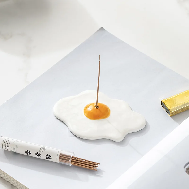 Fried Egg Shaped Incense Holde - Home Fragrance Japan recension och pris