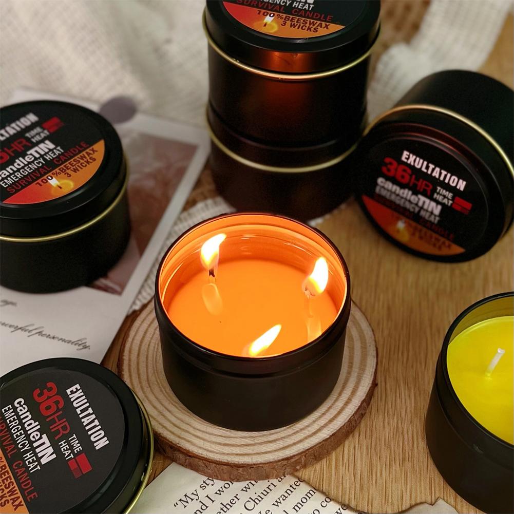 Emergency Candle 36 Hour 3 Wic - Beeswax Taper Candle recension och pris