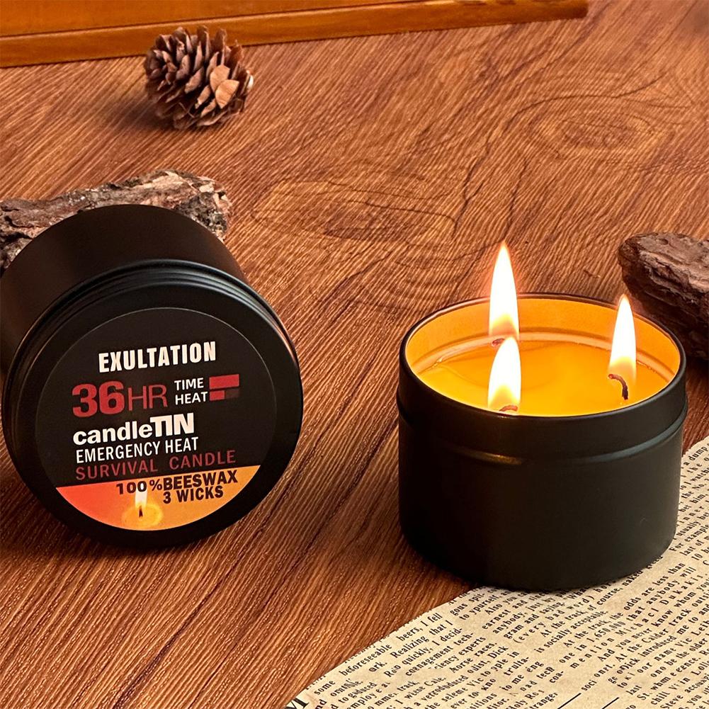 Emergency Candle 36 Hour 3 Wic - Beeswax Taper Candle recension och pris
