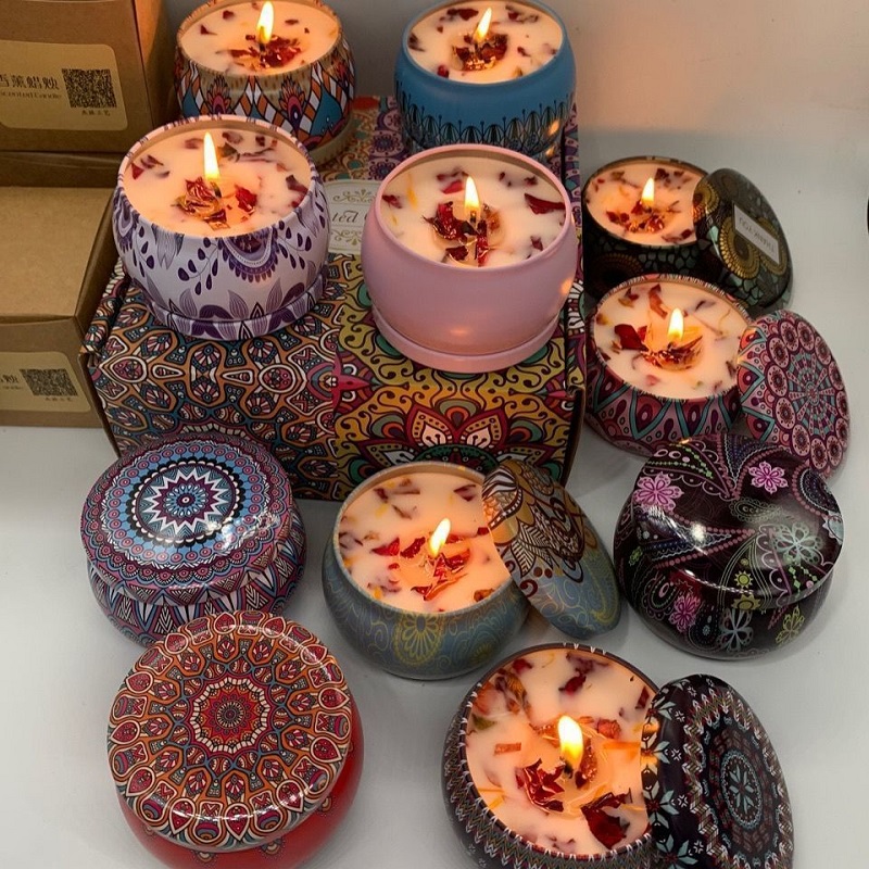 1/4PCS Vintage Scented Candles - Soy Wax Flake recension och pris