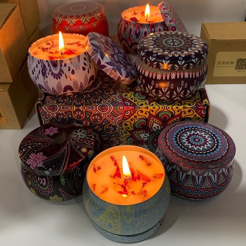 1/4PCS Vintage Scented Candles - Soy Wax Flake recension och pris